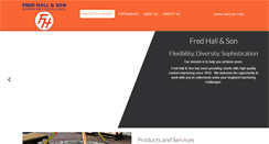 Desktop Screenshot of fredhallandson.com